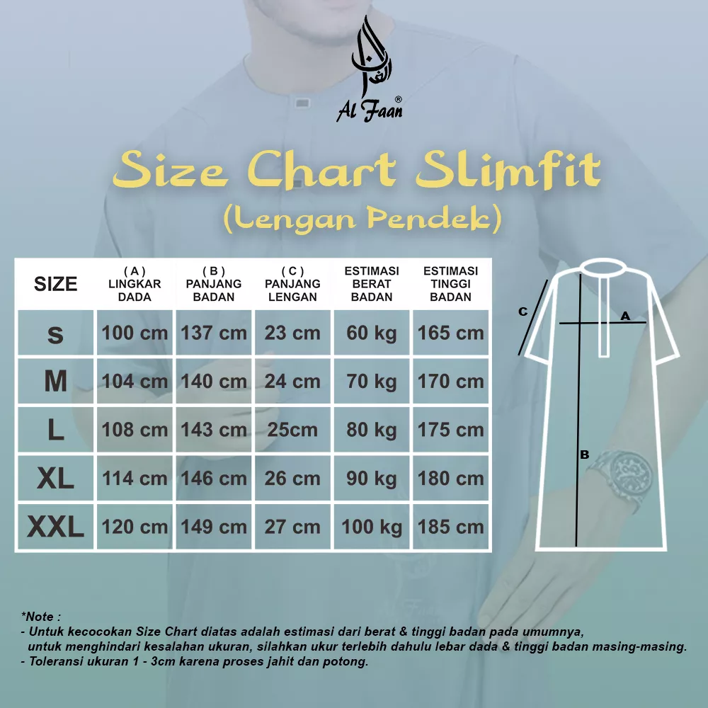 ukuran gamis pria size-alfaan-slim-lengan-pendek-6a527d6c7419d